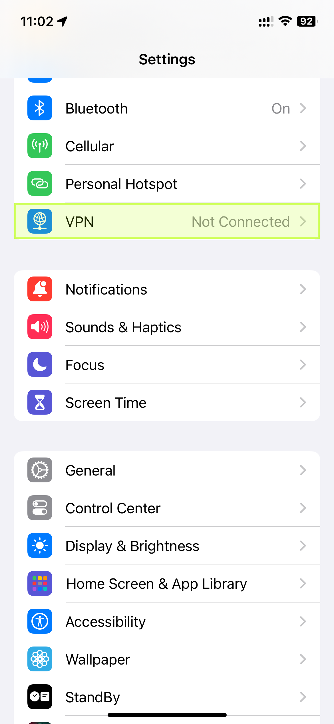 VPN Settings